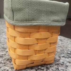 Longaberger Basket w/ wood utensil divider